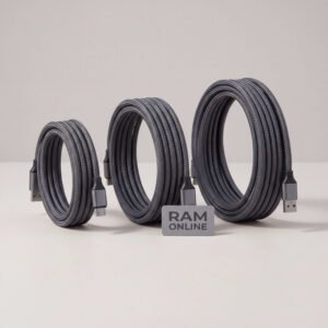 Braided Cable Set, 3 Pack