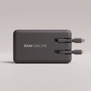 Power Bank with Built In Cables